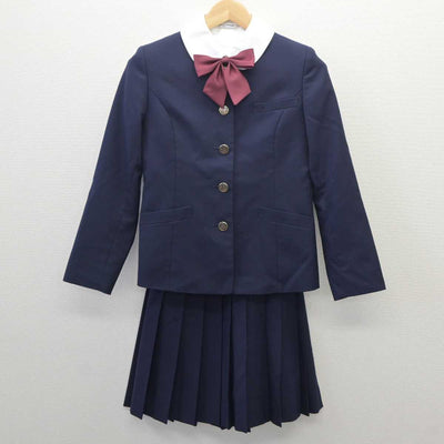 【中古】長野県 伊那西高等学校 女子制服 4点 (ブレザー・シャツ・スカート) sf060635