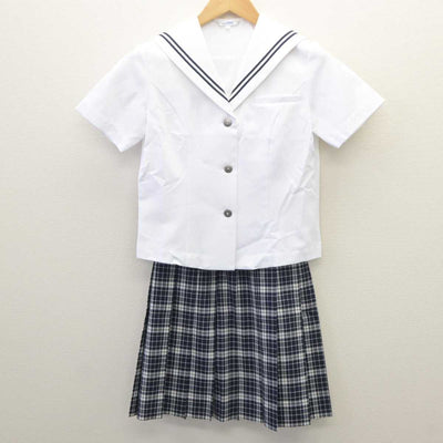 【中古】長野県 伊那西高等学校 女子制服 3点 (セーラー服・スカート) sf060636