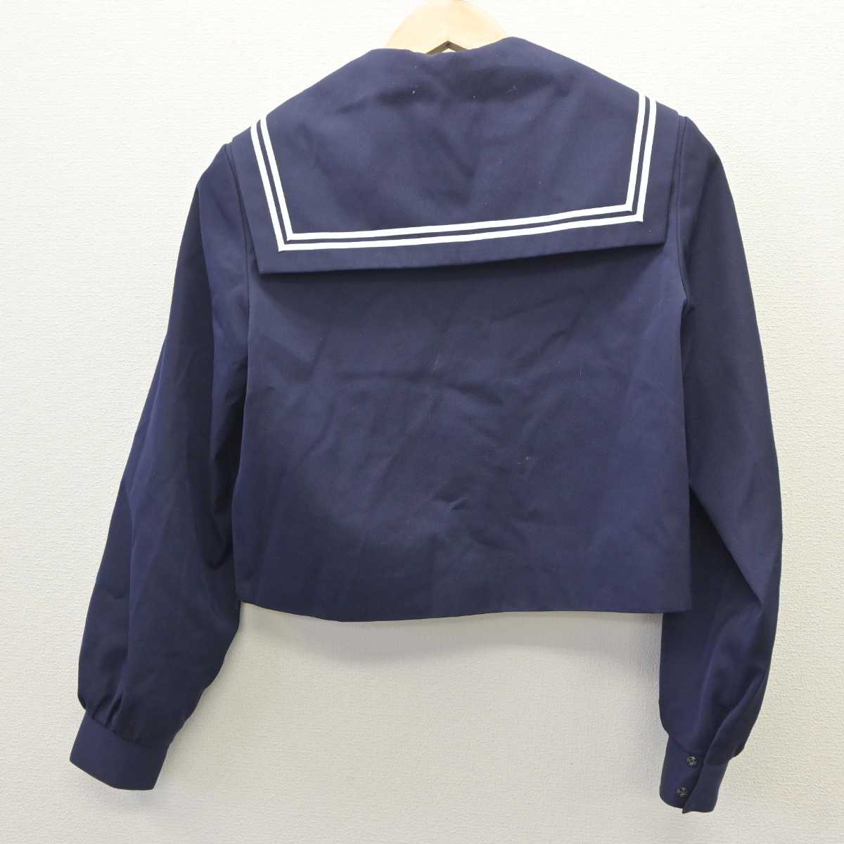 【中古】愛知県 鶴城中学校 女子制服 3点 (セーラー服・スカート) sf060637