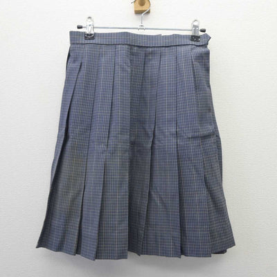 【中古】東京都 江戸川女子中学校・高等学校 女子制服 3点 (ニットベスト・シャツ・スカート) sf060640