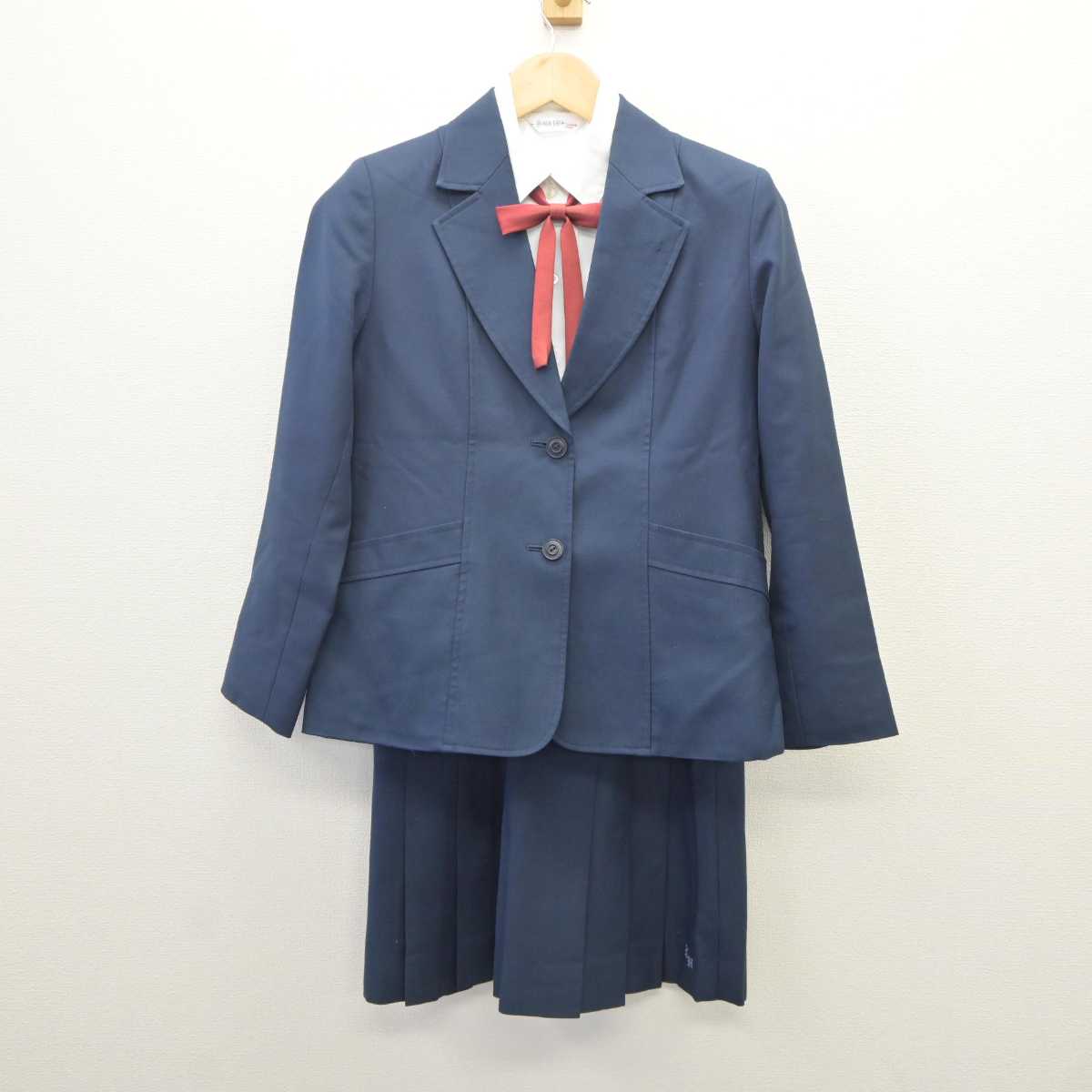 【中古】愛知県 春日井西高等学校 女子制服 4点 (ブレザー・シャツ・スカート) sf060655