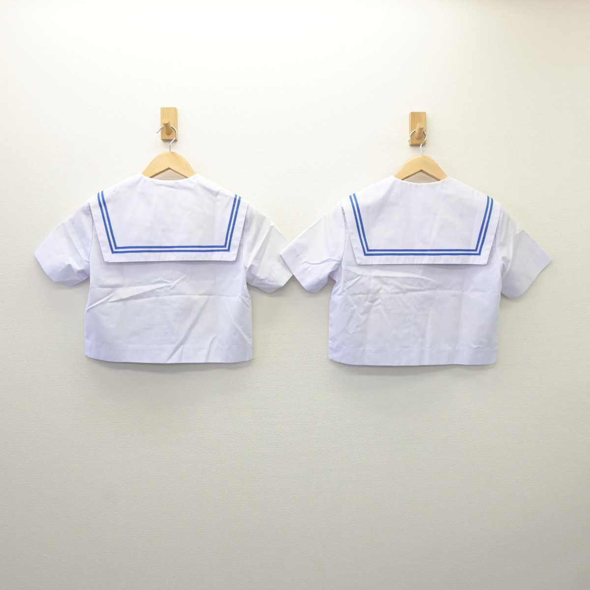 【中古】愛知県 守山西中学校 女子制服 2点 (セーラー服) sf060660