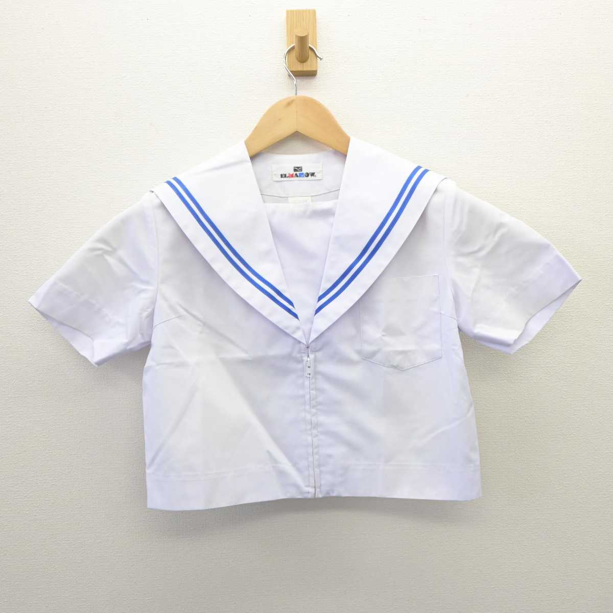 【中古】愛知県 守山西中学校 女子制服 2点 (セーラー服) sf060660