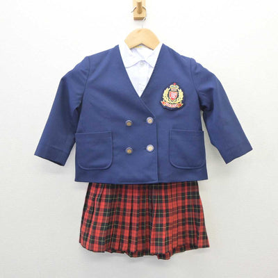 【中古】大阪府 光明幼稚園 女子制服 4点 (ブレザー・シャツ・スカート) sf060666