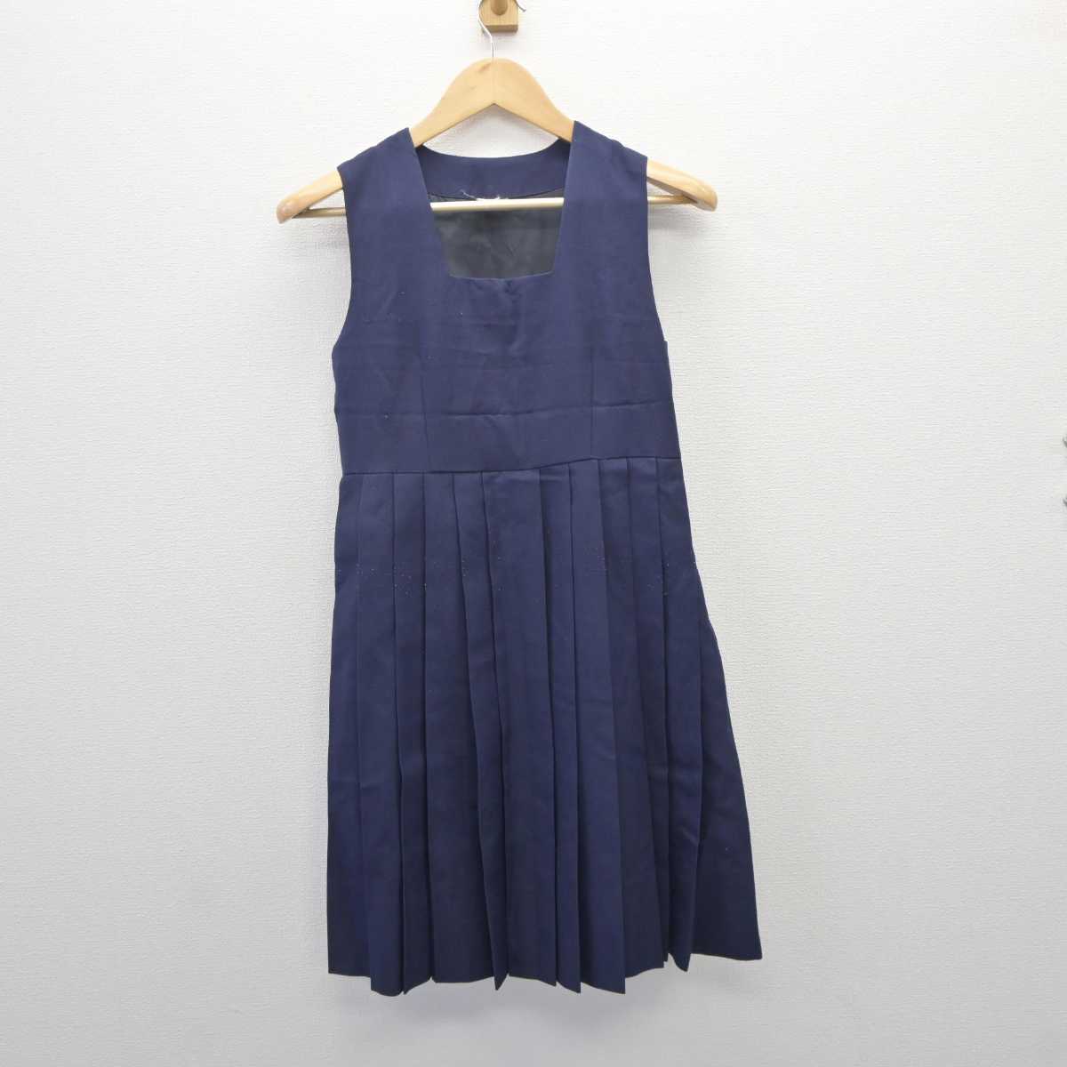 【中古】福岡県 修猷館高等学校 女子制服 2点 (セーラー服・ジャンパースカート) sf060684