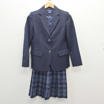 【中古】富山県 富山高等専門学校 女子制服 3点 (ブレザー・スカート) sf060685