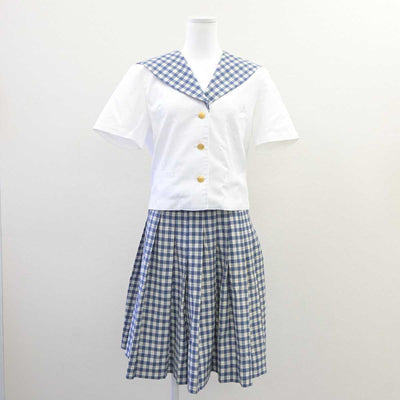 【中古】宮城県 聖和学園高等学校 女子制服 2点 (シャツ・スカート) sf060692