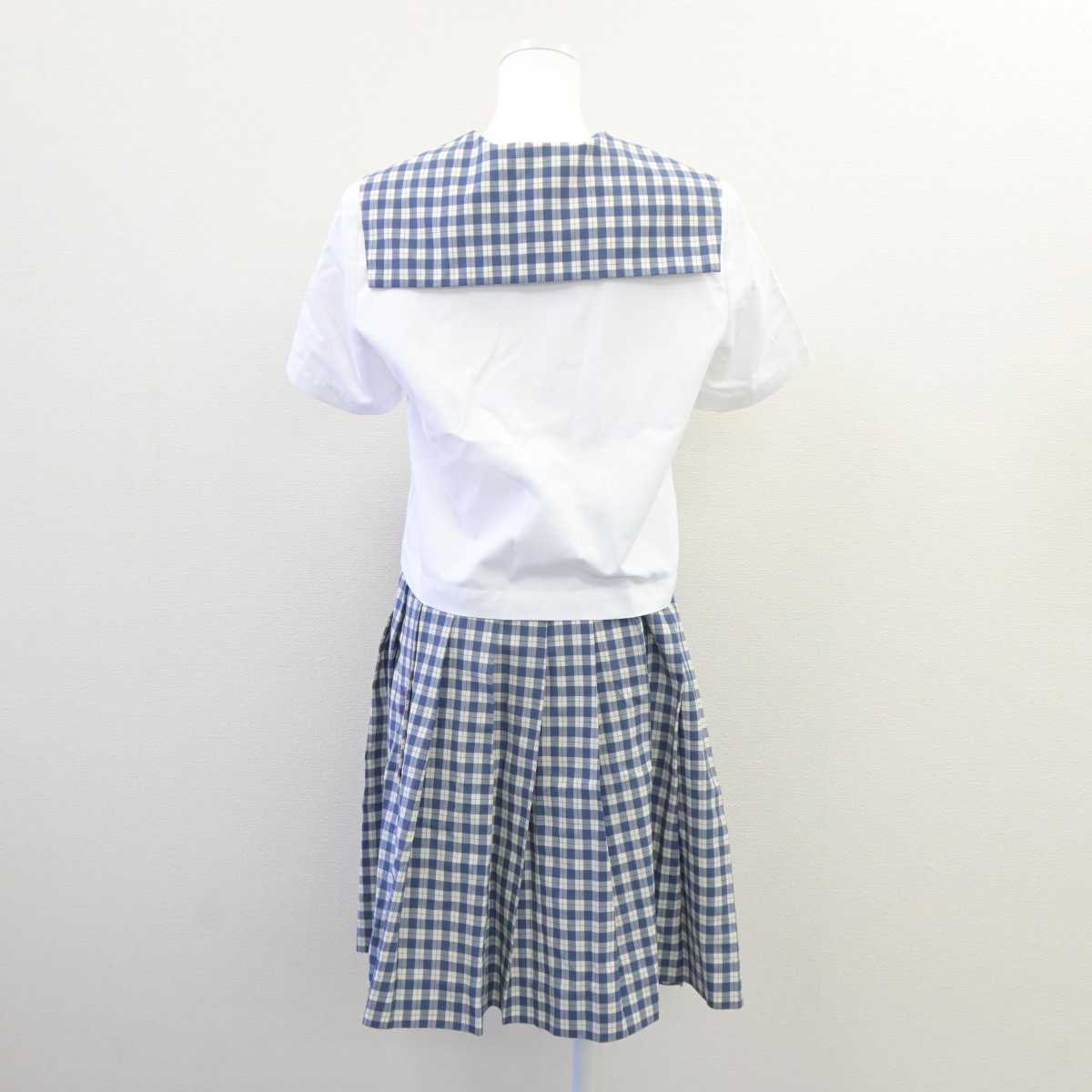 【中古】宮城県 聖和学園高等学校 女子制服 2点 (シャツ・スカート) sf060692