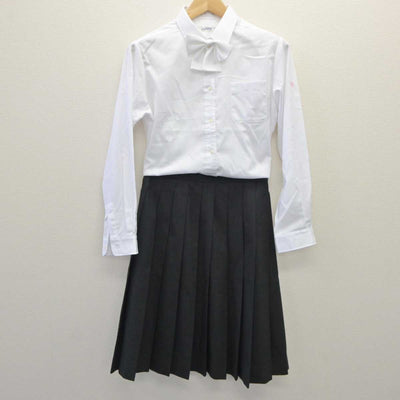 【中古】兵庫県 兵庫大学附属須磨ノ浦高等学校 女子制服 4点 (ブレザー・シャツ・スカート) sf060702