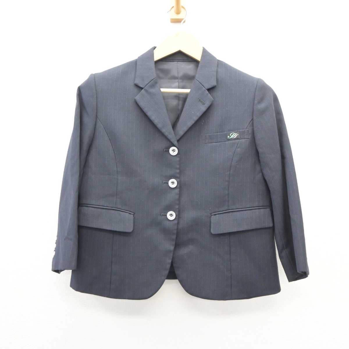 【中古】福岡県 柳川高等学校 女子制服 4点 (ブレザー・シャツ・スカート) sf060705