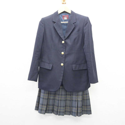 【中古】東京都 杉並総合高等学校 女子制服 5点 (ブレザー・ニット・スカート) sf060706