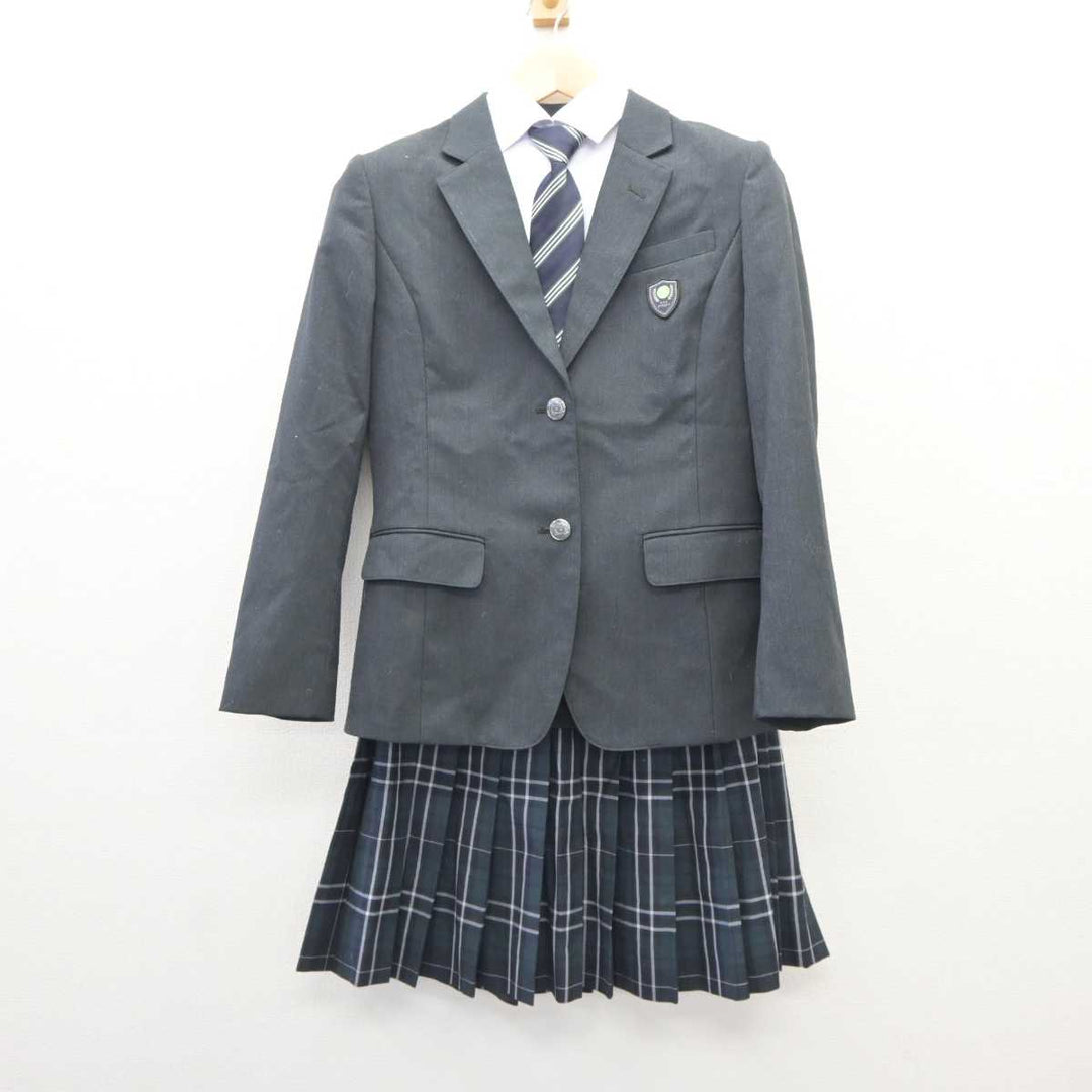 【中古】愛知県 人間環境大学附属岡崎高等学校 女子制服 4点 (ブレザー・シャツ・スカート) sf060712 | 中古制服通販パレイド