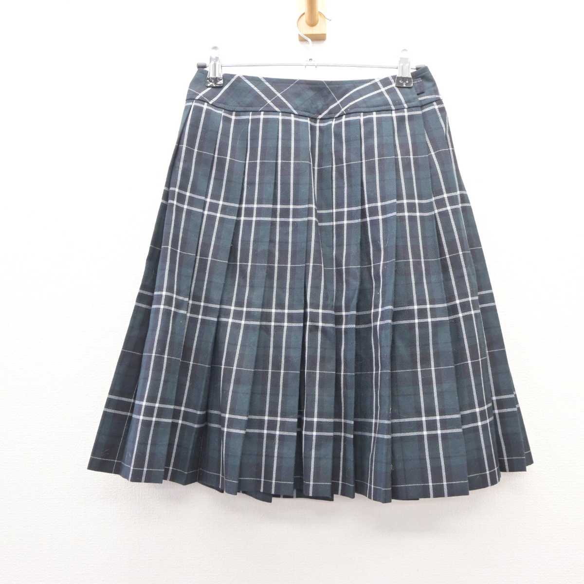 【中古】愛知県 人間環境大学附属岡崎高等学校 女子制服 4点 (ブレザー・シャツ・スカート) sf060712