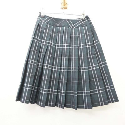 【中古】愛知県 人間環境大学附属岡崎高等学校 女子制服 2点 (スカート・ズボン) sf060713