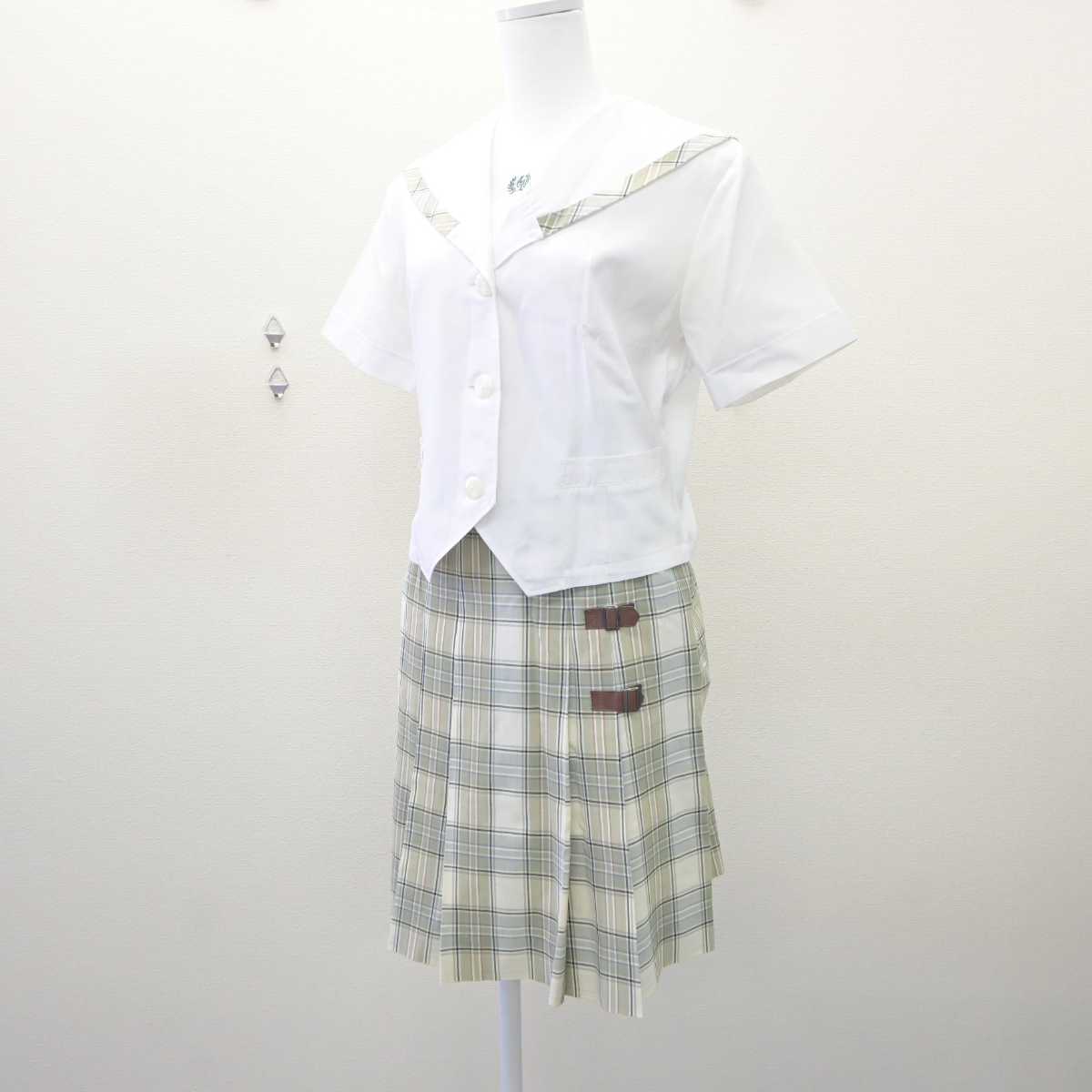 【中古】長野県 松商学園高等学校 女子制服 3点 (セーラー服・スカート) sf060716