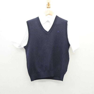 【中古】東京都 成立学園高等学校 男子制服 2点 (シャツ・ニットベスト) sf060728