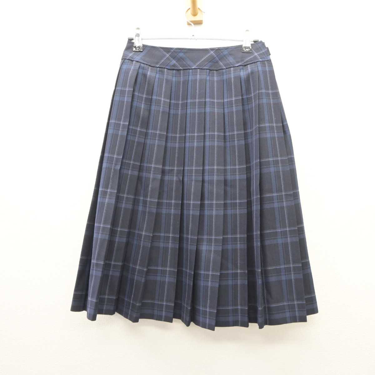 【中古】京都府 鴨沂高等学校 女子制服 4点 (ブレザー・ニット・スカート) sf060735