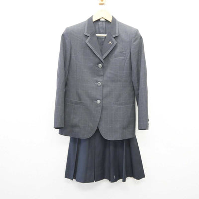 【中古】京都府 山城高等学校 女子制服 3点 (ブレザー・スカート) sf060737