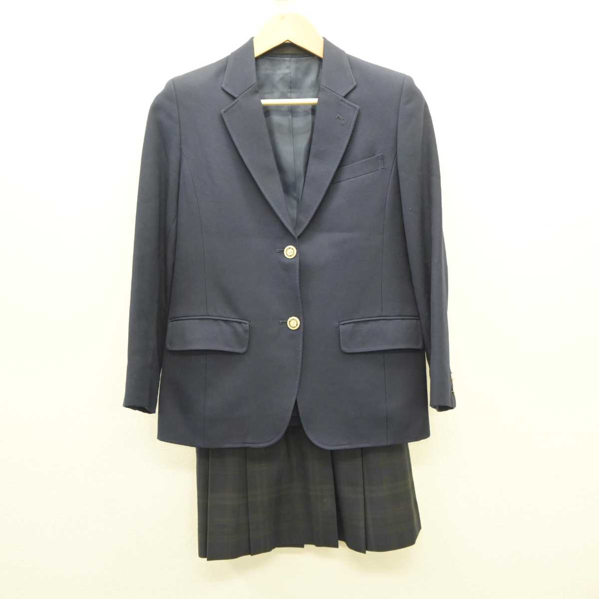 【中古】東京都 明治学院東村山高等学校 女子制服 3点 (ブレザー・スカート) sf060740