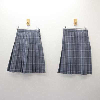 【中古】茨城県 石岡第一高等学校 女子制服 2点 (スカート) sf060745