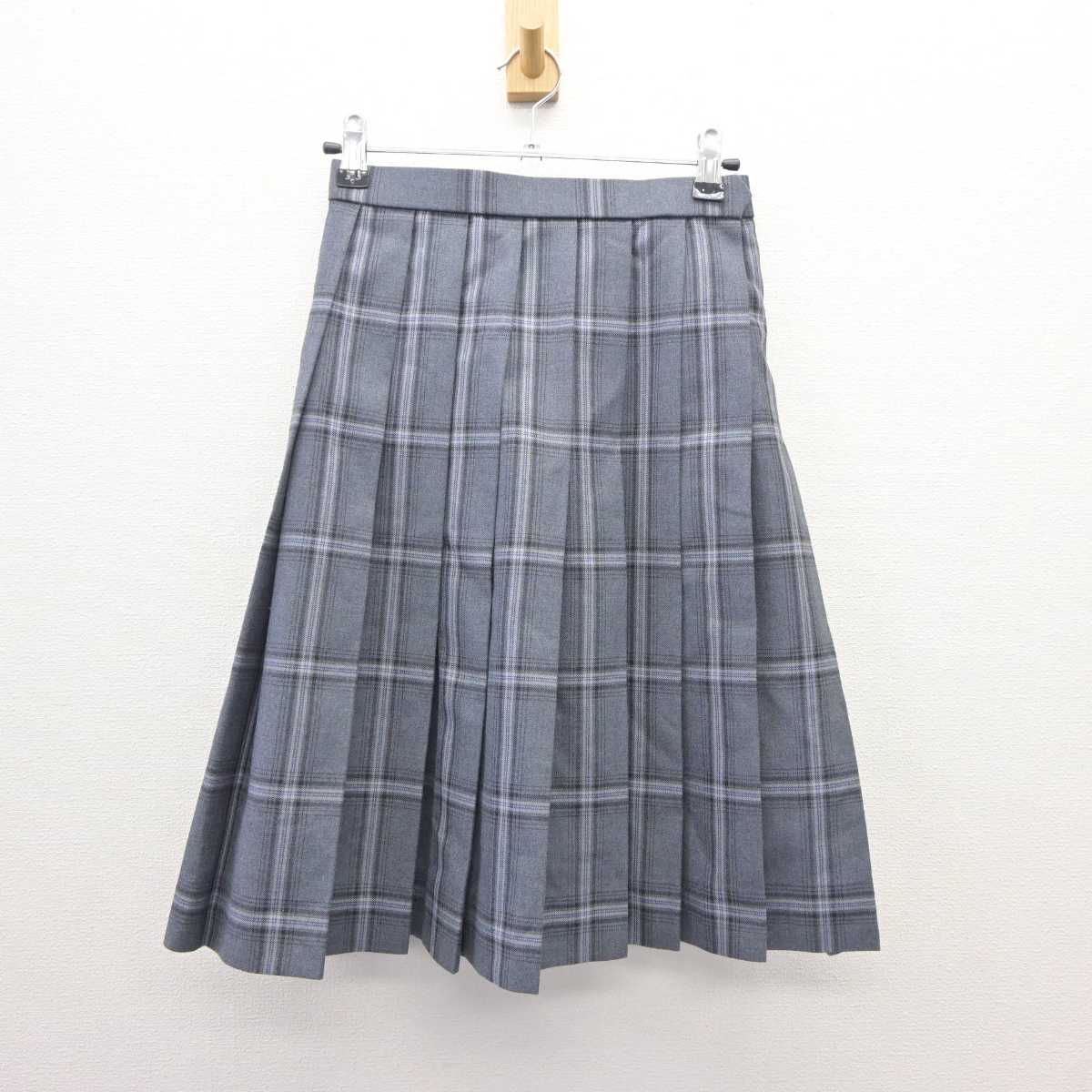 【中古】茨城県 石岡第一高等学校 女子制服 2点 (スカート) sf060745