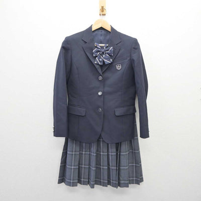 【中古】茨城県 石岡第一高等学校 女子制服 4点 (ブレザー・スカート) sf060746