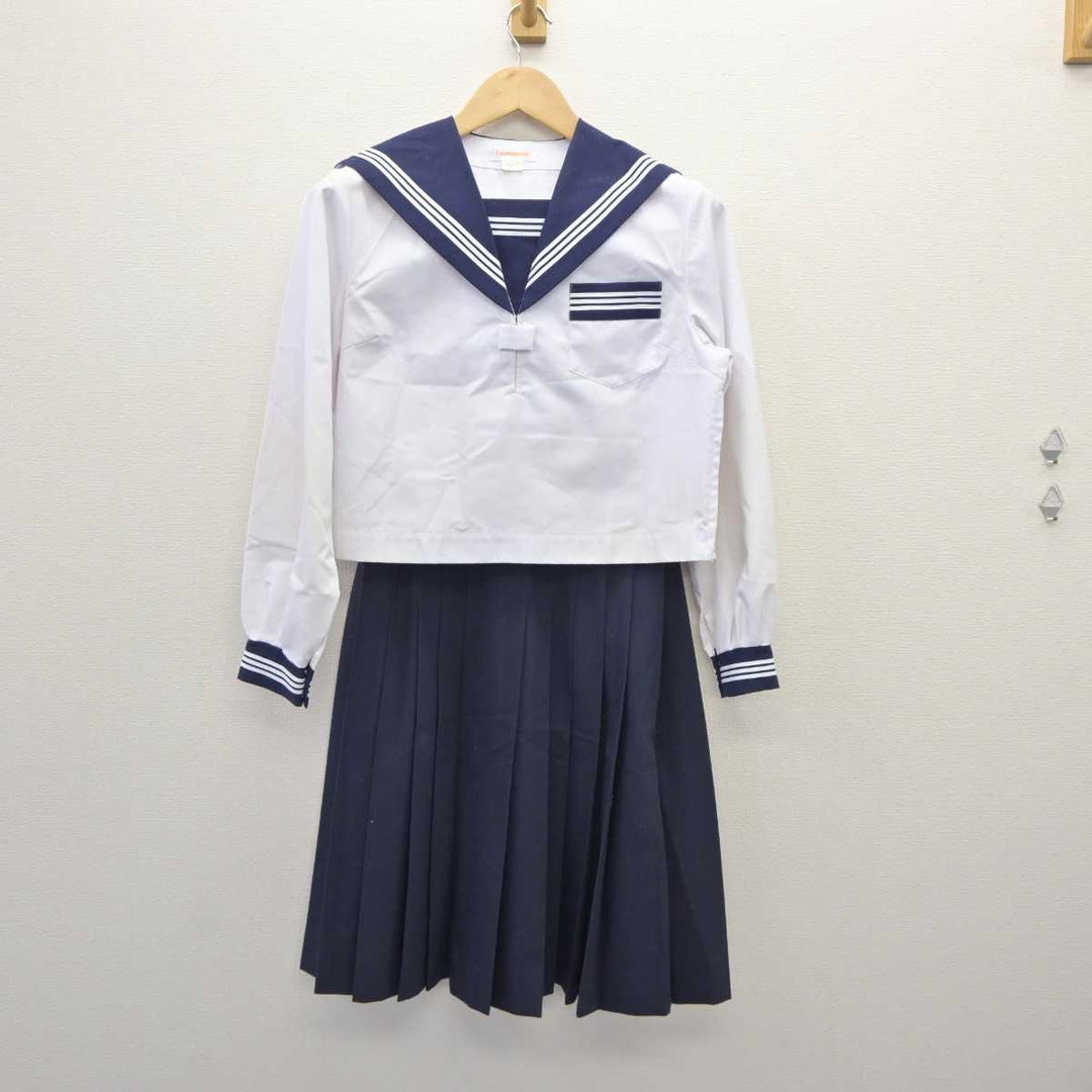 【中古】茨城県 常澄中学校 女子制服 3点 (セーラー服・スカート) sf060756 | 中古制服通販パレイド