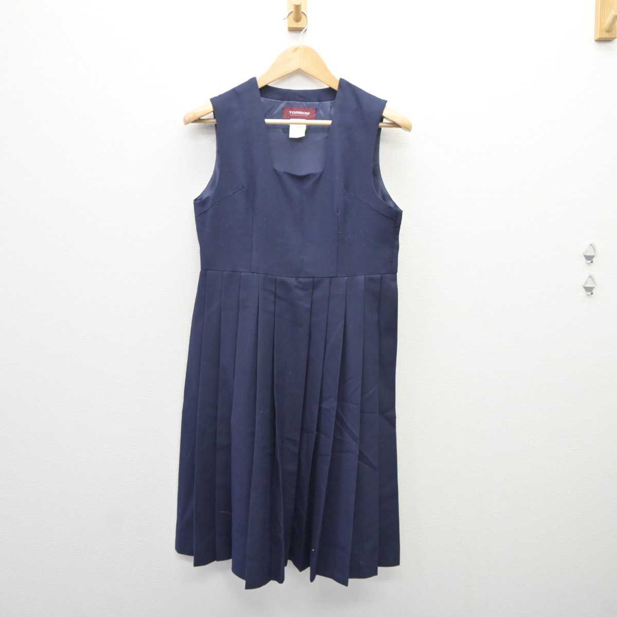 【中古】茨城県 常澄中学校 女子制服 2点 (セーラー服・ジャンパースカート) sf060757