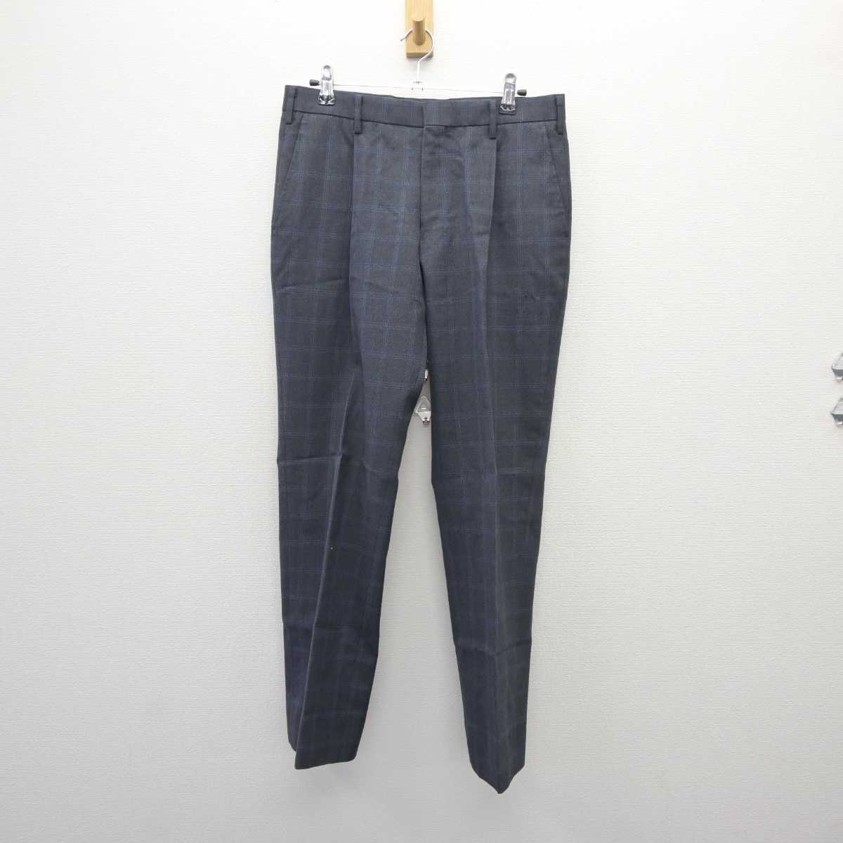 【中古】兵庫県 育英高等学校 男子制服 5点 (ブレザー・シャツ・ニット・ズボン) sf060761