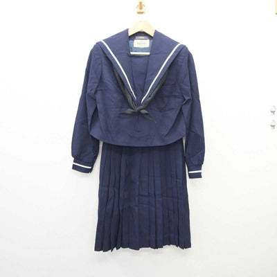 【中古】愛知県 金城学院高等学校 女子制服 3点 (セーラー服・スカート) sf060762