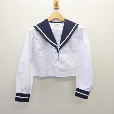 【中古】愛知県 金城学院高等学校 女子制服 2点 (セーラー服) sf060764