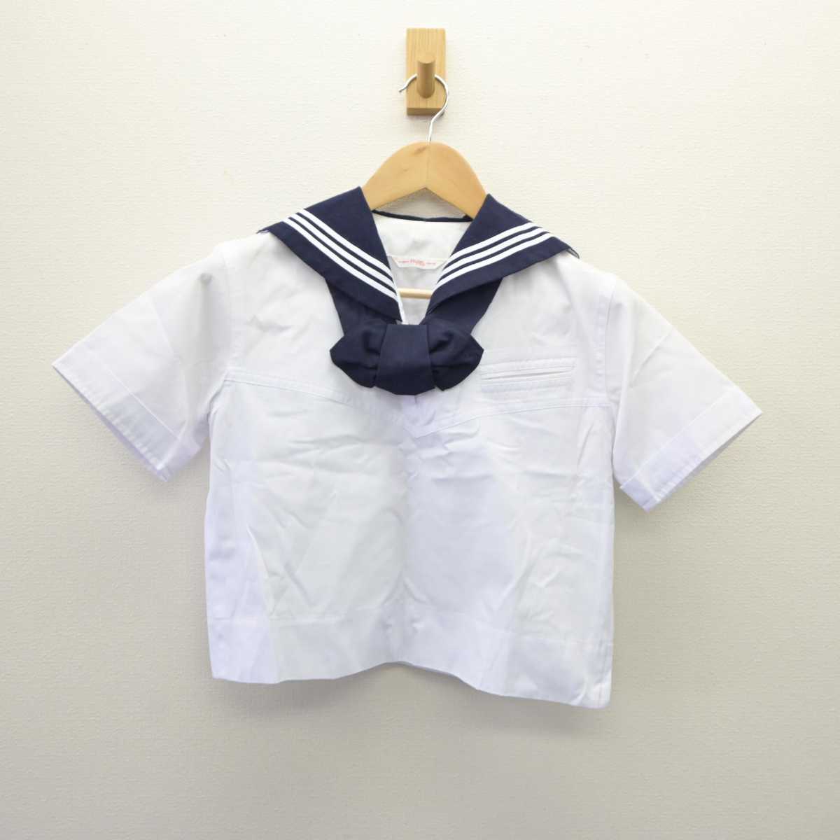 【中古】東京都 大妻中学高等学校 女子制服 3点 (セーラー服・スカート) sf060773