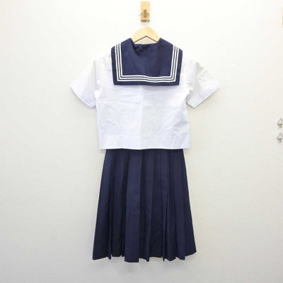 【中古】東京都 大妻中学高等学校 女子制服 3点 (セーラー服・スカート) sf060774