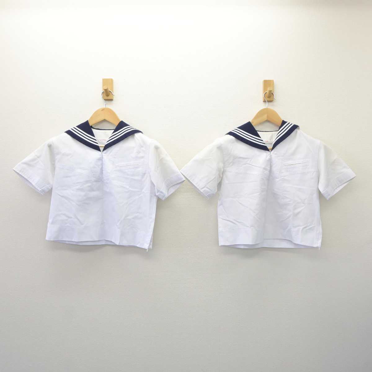 【中古】東京都 大妻中学高等学校 女子制服 3点 (セーラー服・スカート) sf060774