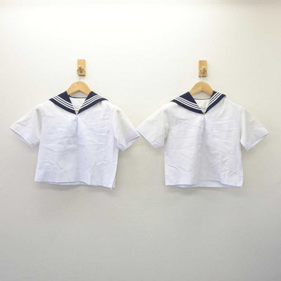 【中古】東京都 大妻中学高等学校 女子制服 3点 (セーラー服・スカート) sf060774