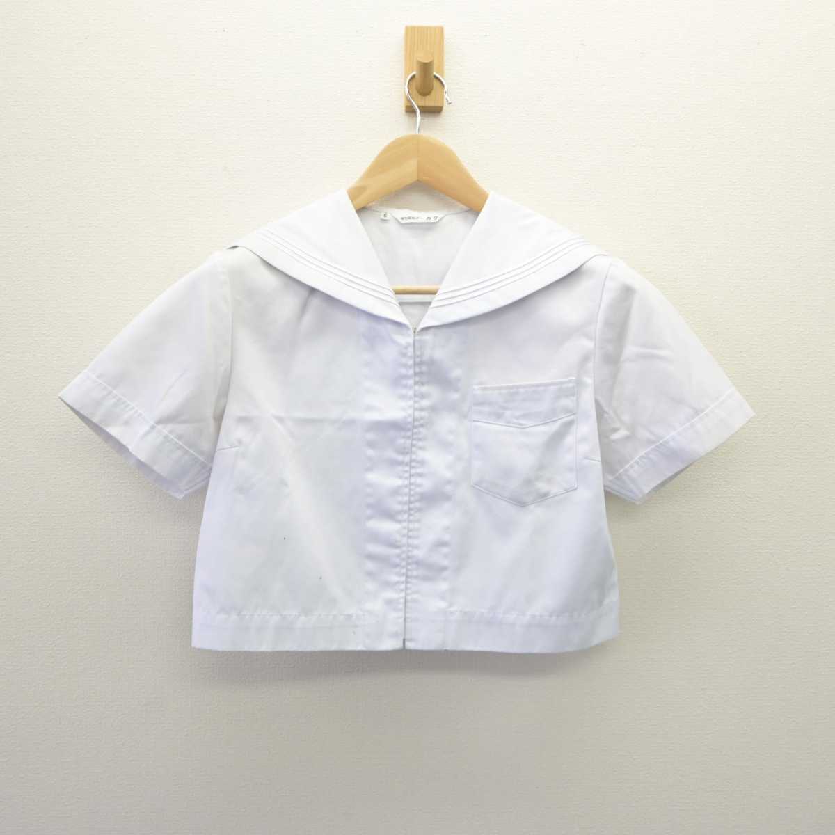 【中古】福岡県 修猷館高等学校 女子制服 2点 (セーラー服・スカート) sf060777