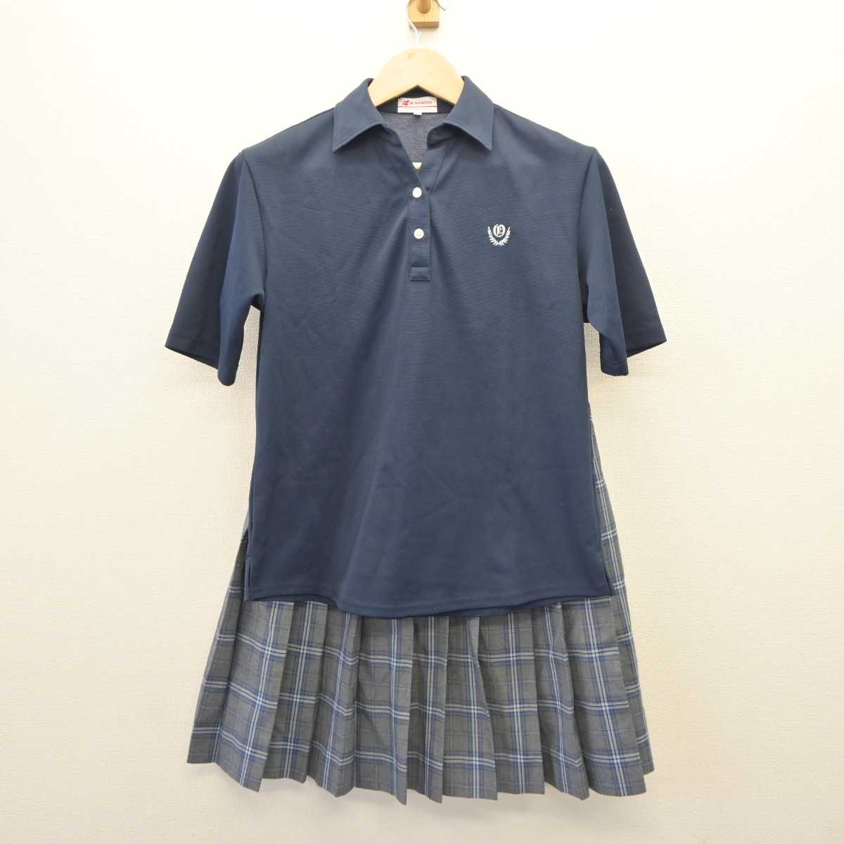 【中古】東京都 大森高等学校 女子制服 3点 (シャツ・シャツ・スカート) sf060798