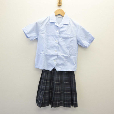 【中古】三重県 四日市南高等学校 女子制服 2点 (シャツ・スカート) sf060802