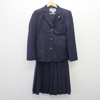 【中古】埼玉県 朝霞高等学校 女子制服 3点 (ブレザー・ベスト・スカート) sf060805