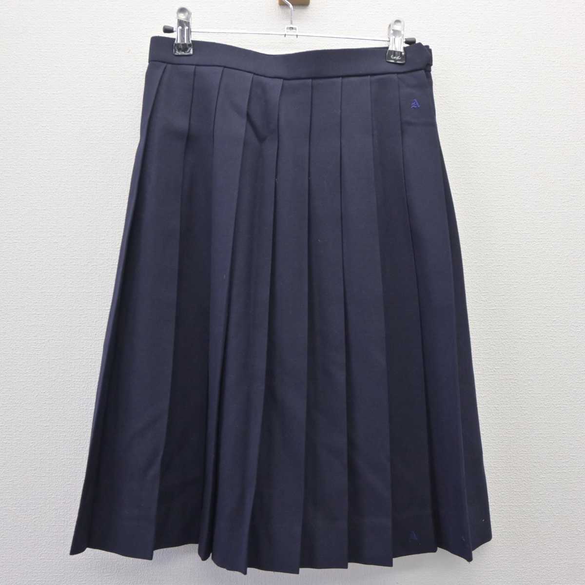 【中古】埼玉県 朝霞高等学校 女子制服 3点 (ブレザー・ベスト・スカート) sf060805