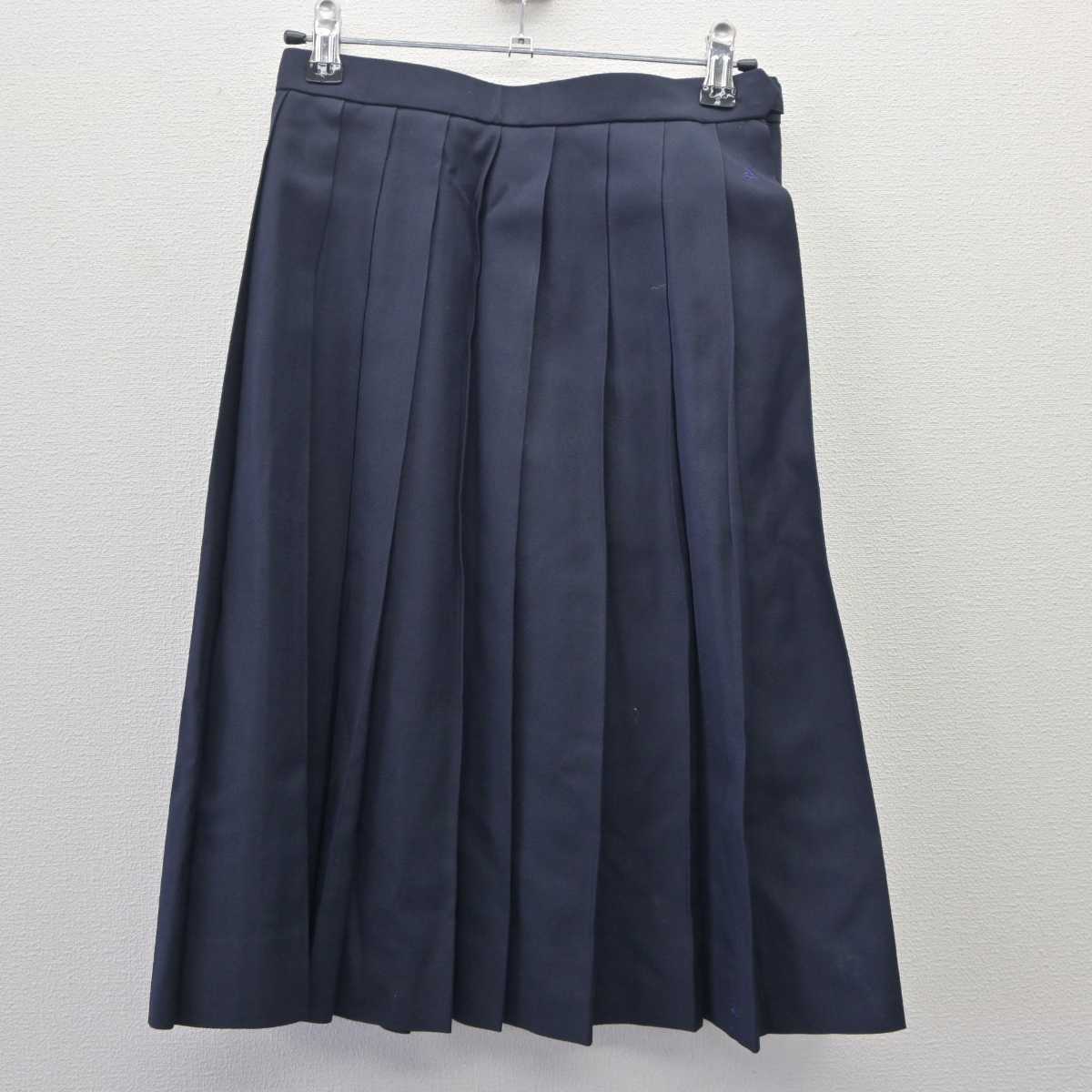 【中古】埼玉県 朝霞高等学校 女子制服 2点 (ベスト・スカート) sf060806