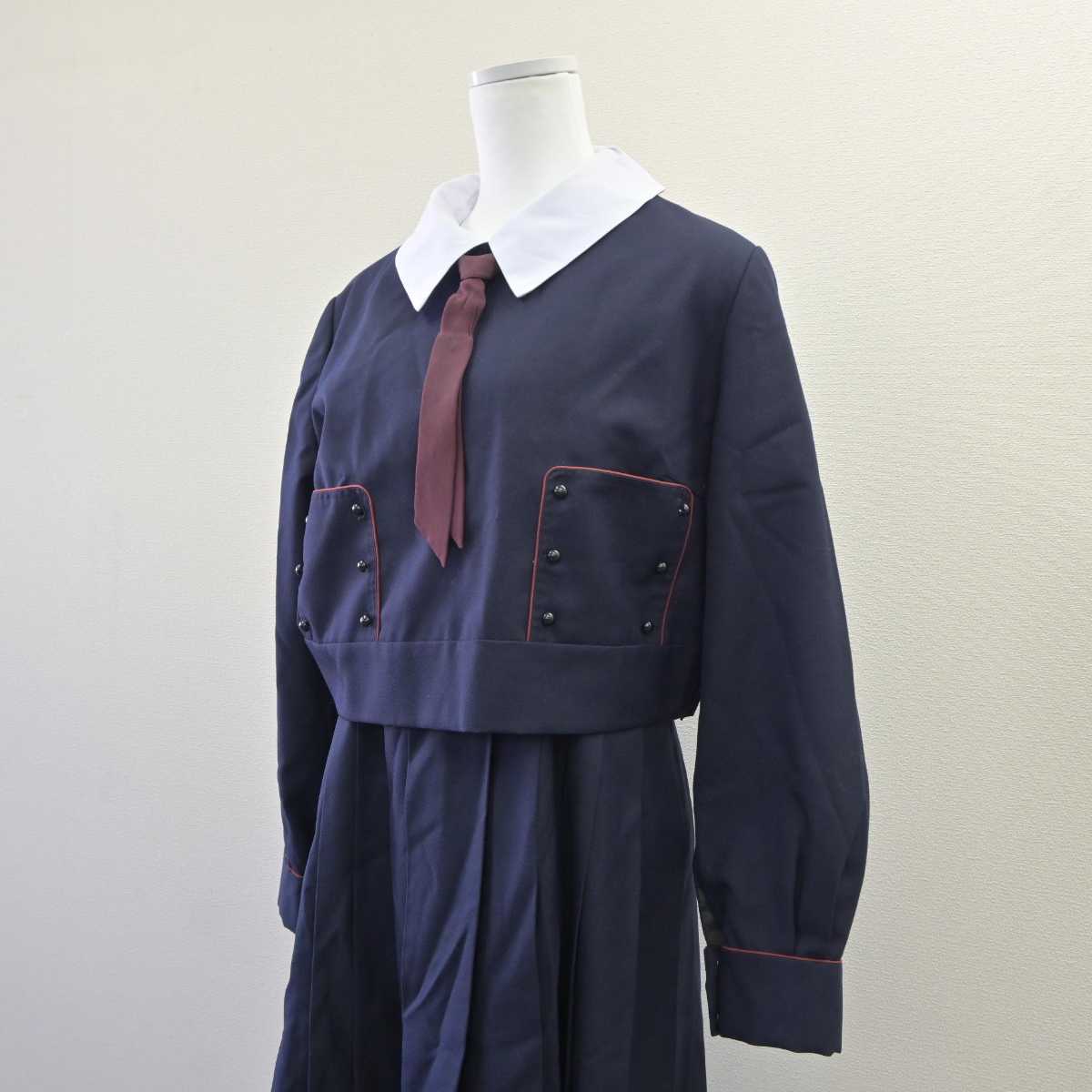 【中古】奈良県 帝塚山高等学校 女子制服 3点 (ブレザー・スカート) sf060809