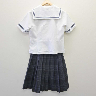 【中古】愛媛県 聖カタリナ学園高等学校 女子制服 3点 (セーラー服・スカート) sf060816