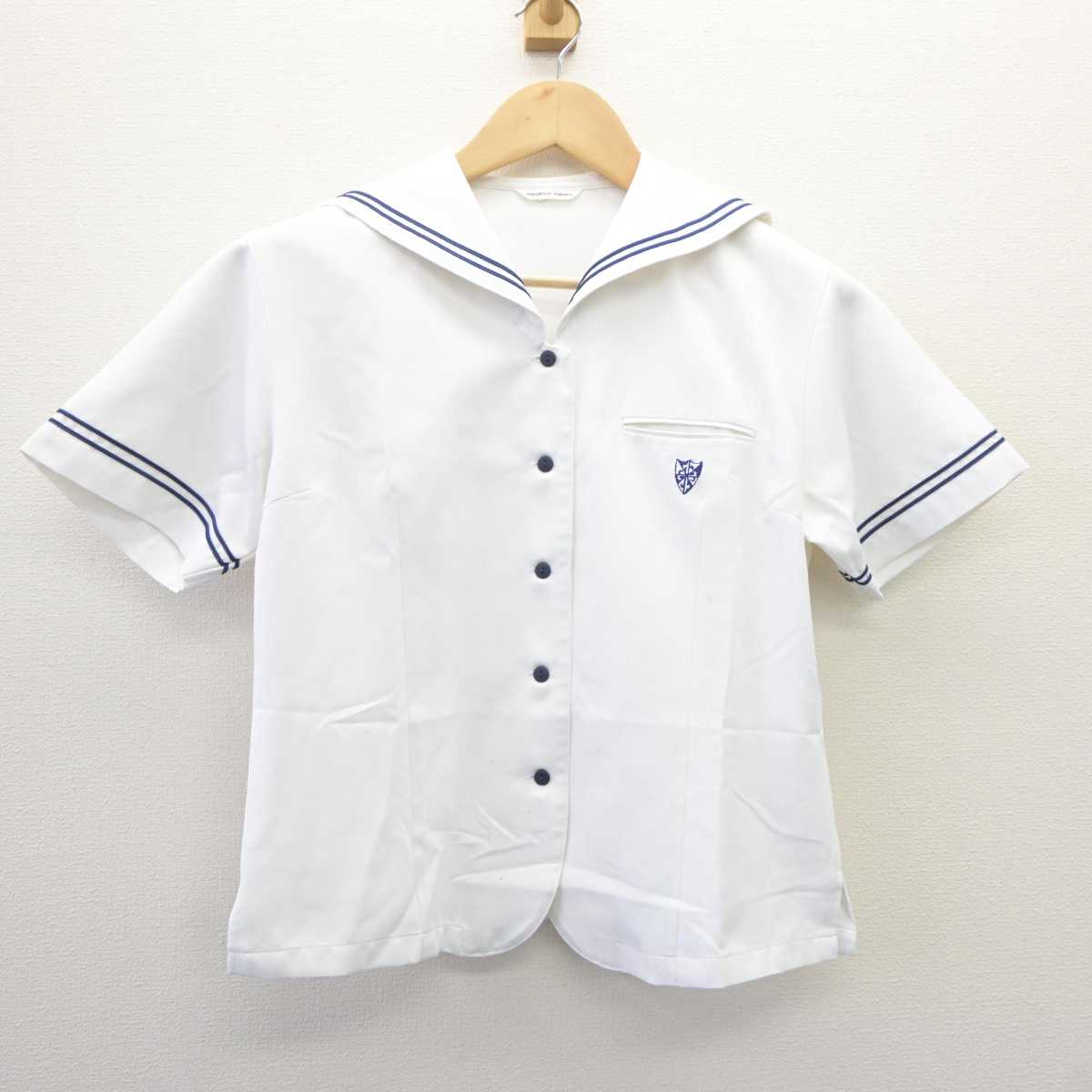 【中古】愛媛県 聖カタリナ学園高等学校 女子制服 2点 (セーラー服) sf060820