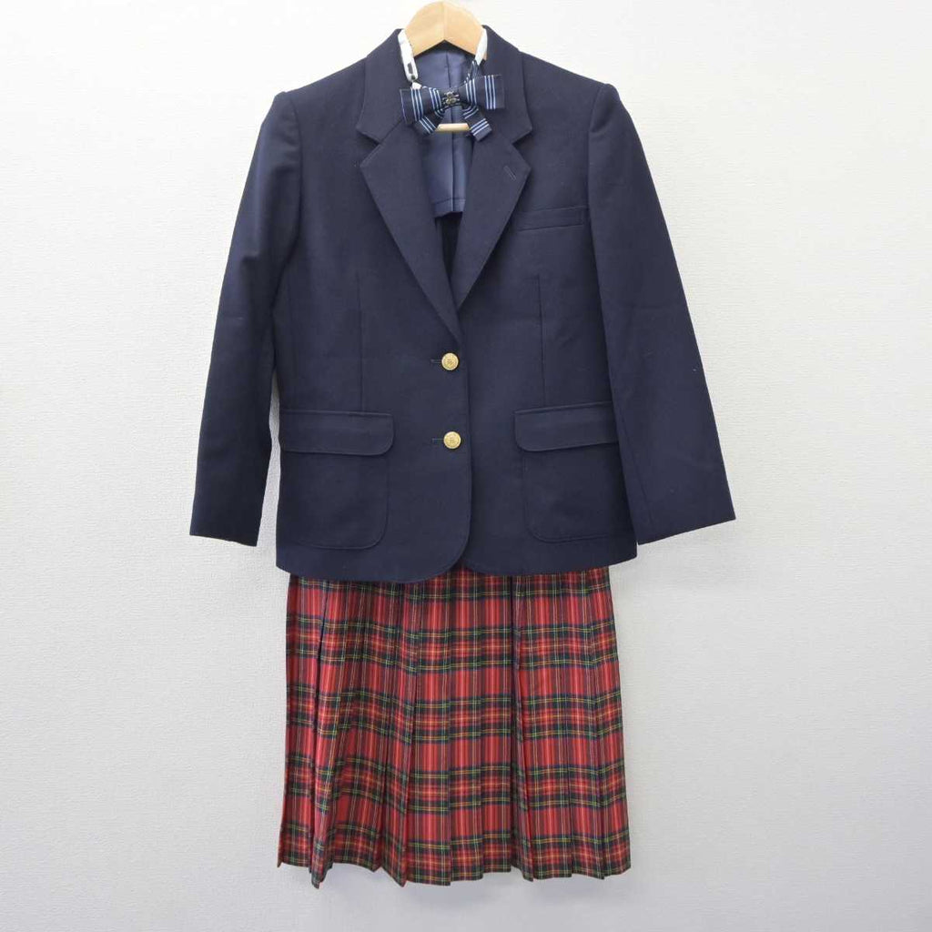 中古】埼玉県 西武学園文理中学校 女子制服 3点 (ブレザー・スカート