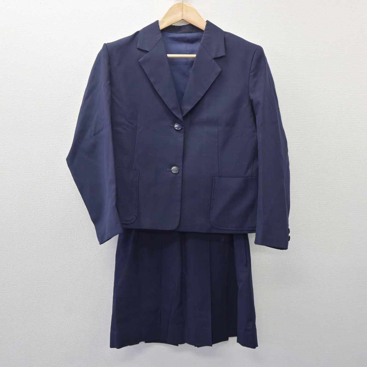 【中古】埼玉県 行田女子高等学校 女子制服 3点 (ブレザー・ベスト・スカート) sf060833