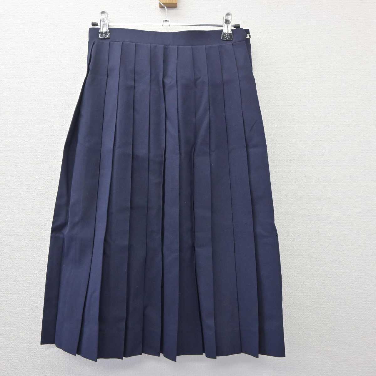 【中古】埼玉県 本庄中学校 女子制服 2点 (セーラー服・スカート) sf060834