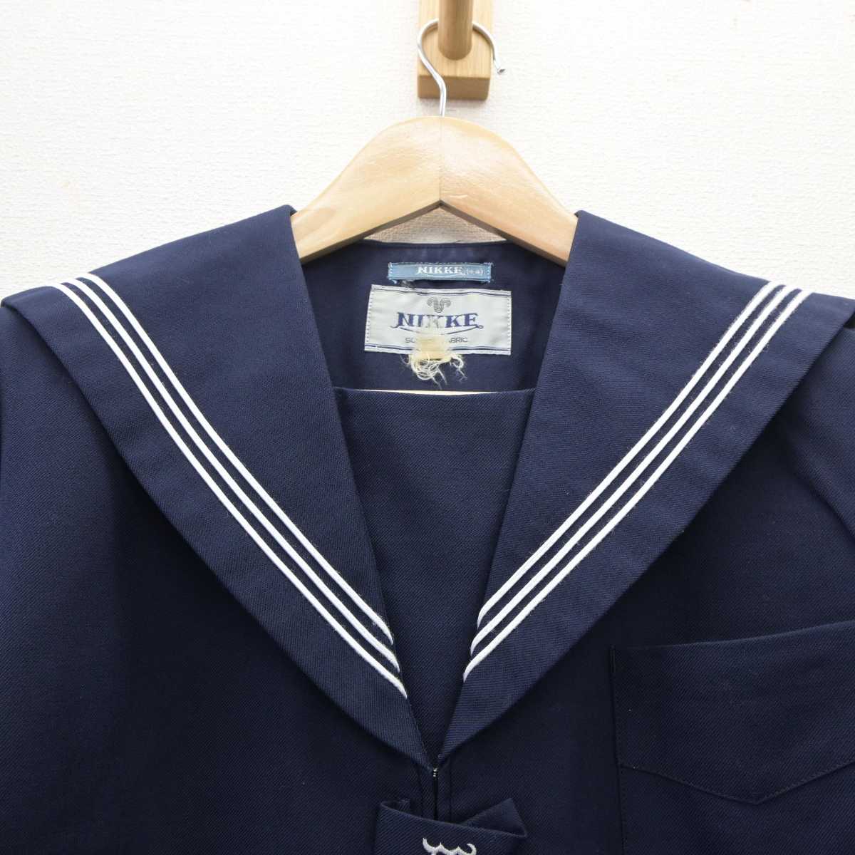 【中古】兵庫県 塚口中学校 女子制服 1点 (セーラー服) sf060839