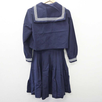 【中古】兵庫県 芦屋学園高等学校 女子制服 4点 (セーラー服・スカート・スカート) sf060841