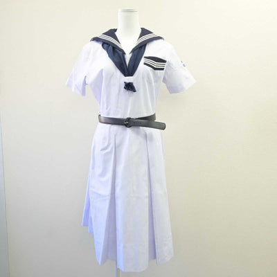 【中古】兵庫県 芦屋学園高等学校 女子制服 2点 (セーラー服) sf060842